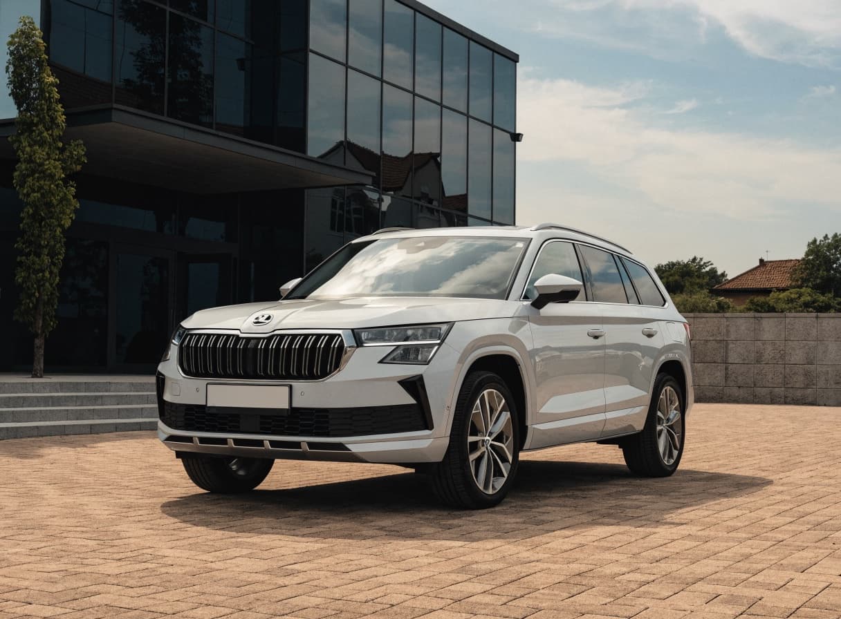Skoda Kodiaq 2023, 1.4 TSI, 150 л.с. — фото с площадки в Китае