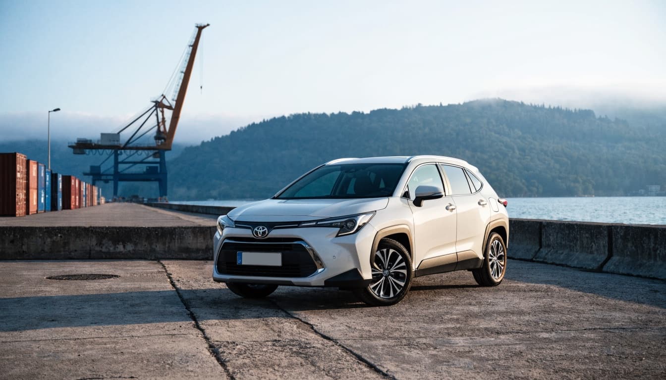 Toyota Corolla Cross 2022 в порту Владивостока